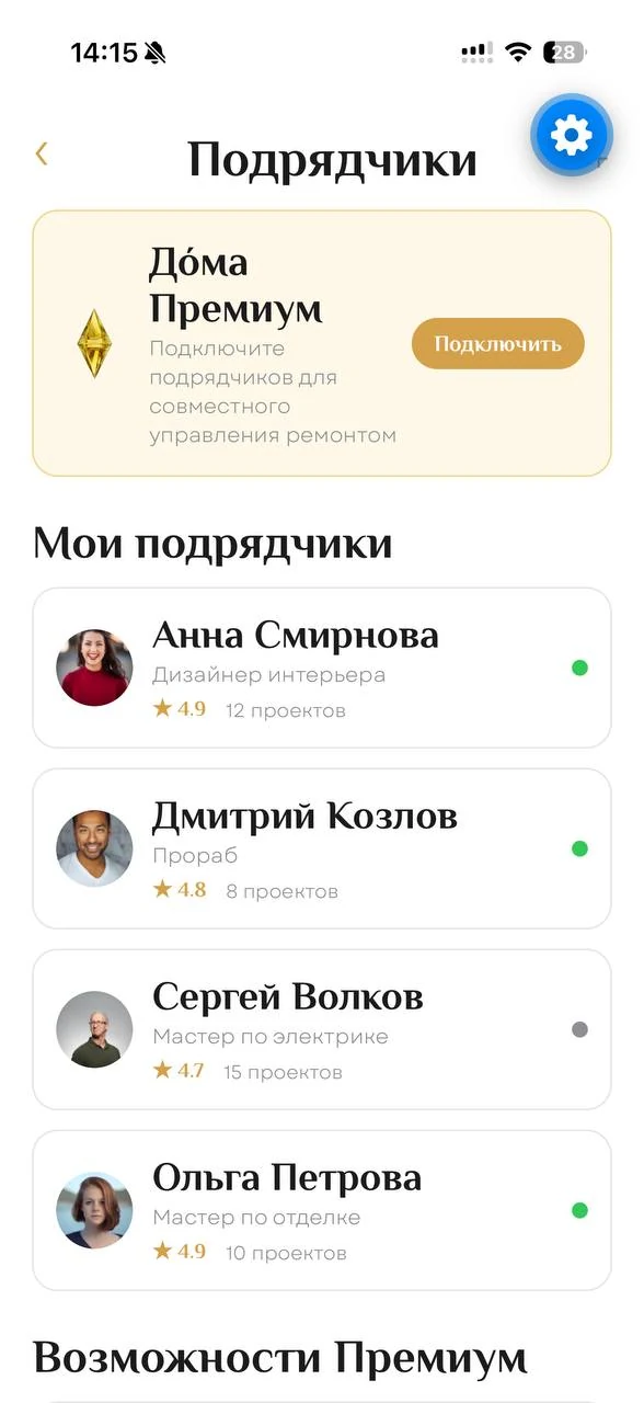 Подрядчики